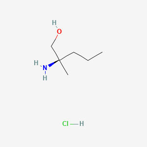 molecular formula C6H16ClNO B14892720 (2R)-2-Amino-2-methylpentan-1-ol HCl 