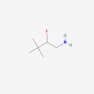 2-Fluoro-3,3-dimethylbutan-1-amine