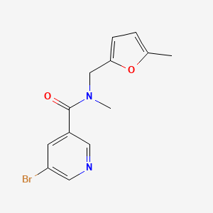 5-Bromo-N-methyl-N-((5-methylfuran-2-yl)methyl)nicotinamide