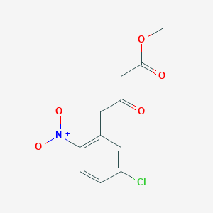 Methyl 4-(5-chloro-2-nitrophenyl)-3-oxobutanoate