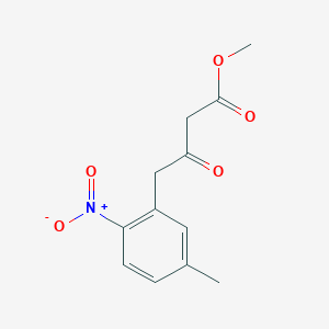 Methyl 4-(5-methyl-2-nitrophenyl)-3-oxobutanoate