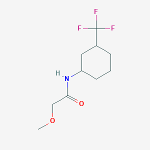 molecular formula C10H16F3NO2 B14892823 2-Methoxy-N-(3-(trifluoromethyl)cyclohexyl)acetamide 