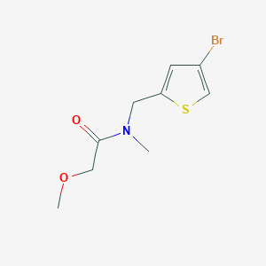 molecular formula C9H12BrNO2S B14892851 n-((4-Bromothiophen-2-yl)methyl)-2-methoxy-N-methylacetamide 