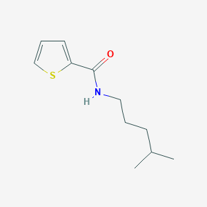 molecular formula C11H17NOS B14892858 N-(4-methylpentyl)thiophene-2-carboxamide 