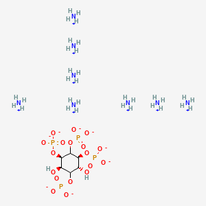 molecular formula C6H40N8O18P4 B14892876 octaazanium;[(1R,2R,4R,5S)-2,4-dihydroxy-3,5,6-triphosphonatooxycyclohexyl] phosphate 