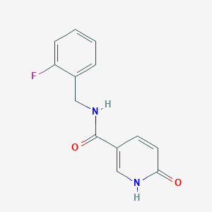 N-(2-fluorobenzyl)-6-oxo-1,6-dihydropyridine-3-carboxamide