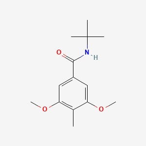 N-tert-butyl-3,5-dimethoxy-4-methylbenzamide