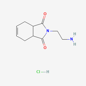 molecular formula C10H15ClN2O2 B1489294 盐酸2-(2-氨基乙基)-3a,4,7,7a-四氢-1H-异吲哚-1,3(2H)-二酮 CAS No. 1864053-57-5