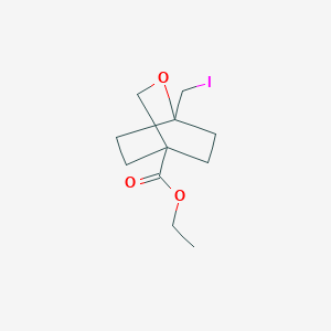 Ethyl 1-(iodomethyl)-2-oxabicyclo[2.2.2]octane-4-carboxylate