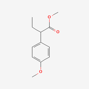 molecular formula C12H16O3 B14892950 Methyl 2-(4-methoxyphenyl)butanoate 