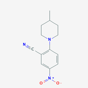 2-(4-Methylpiperidin-1-yl)-5-nitrobenzonitrile