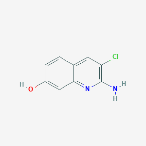 2-Amino-3-chloroquinolin-7-ol