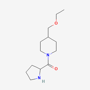 molecular formula C13H24N2O2 B1489301 4-(乙氧甲基)-1-脯氨基哌啶 CAS No. 1508757-46-7