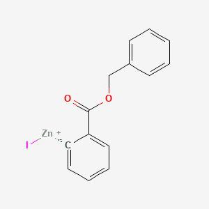 molecular formula C14H11IO2Zn B14893010 2-(BenZyloxycarbonyl)phenylZinc iodide 