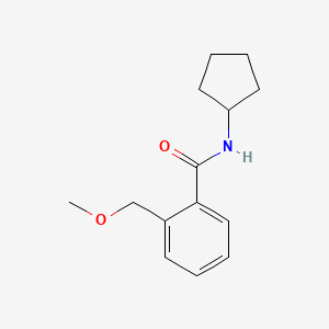 molecular formula C14H19NO2 B14893011 N-cyclopentyl-2-(methoxymethyl)benzamide 