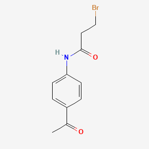 N-(4-acetylphenyl)-3-bromopropanamide