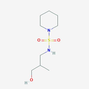 N-(3-hydroxy-2-methylpropyl)piperidine-1-sulfonamide