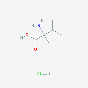 molecular formula C6H14ClNO2 B14893081 2-Amino-2,3-dimethylbutanoic acid hydrochloride 