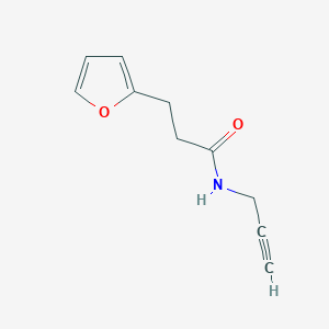 molecular formula C10H11NO2 B14893097 3-(furan-2-yl)-N-(prop-2-yn-1-yl)propanamide 