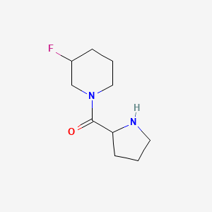 molecular formula C10H17FN2O B1489311 3-Fluoro-1-prolylpiperidine CAS No. 2000401-72-7