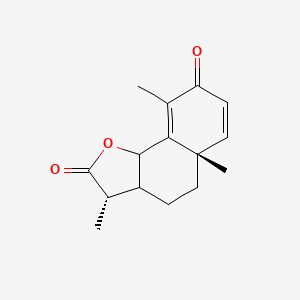 (3S,5aS)-3,5a,9-trimethyl-3a,5,5a,9b-tetrahydronaphtho[1,2-b]furan-2,8(3H,4H)-dione