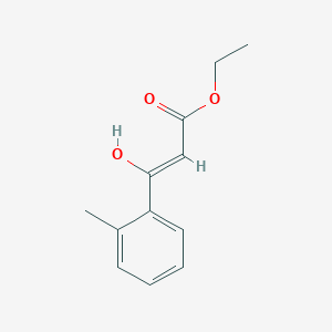 2-Propenoic acid, 3-hydroxy-3-(2-methylphenyl)-, ethyl ester, (Z)-