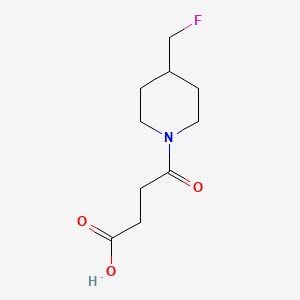 molecular formula C10H16FNO3 B1489314 4-(4-(氟甲基)哌啶-1-基)-4-氧代丁酸 CAS No. 2020282-44-2