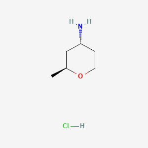 trans-2-Methyltetrahydropyran-4-amine HCl