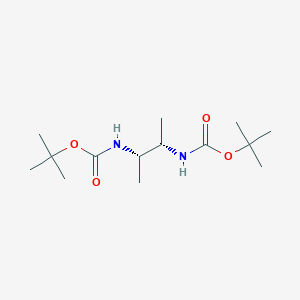 molecular formula C14H28N2O4 B14893148 Di-tert-butyl (2S,3S)-butane-2,3-diyldicarbamate 