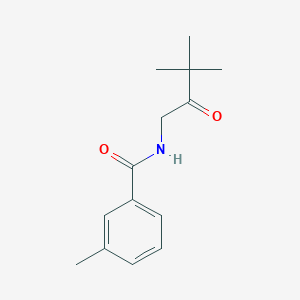 N-(3,3-dimethyl-2-oxobutyl)-3-methylbenzamide