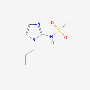 molecular formula C7H13N3O2S B14893185 n-(1-Propyl-1h-imidazol-2-yl)methanesulfonamide 