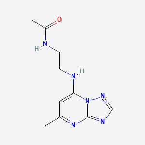 n-(2-((5-Methyl-[1,2,4]triazolo[1,5-a]pyrimidin-7-yl)amino)ethyl)acetamide