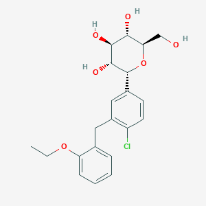 (2R,3R,4R,5S,6R)-2-(4-Chloro-3-(2-ethoxybenzyl)phenyl)-6-(hydroxymethyl)tetrahydro-2H-pyran-3,4,5-triol