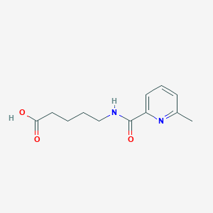 molecular formula C12H16N2O3 B14893239 5-(6-Methylpicolinamido)pentanoic acid 