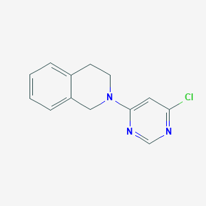 molecular formula C13H12ClN3 B1489324 2-(6-氯-4-嘧啶基)-1,2,3,4-四氢异喹啉 CAS No. 1121625-27-1