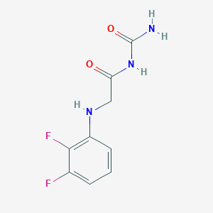 molecular formula C9H9F2N3O2 B14893278 n-Carbamoyl-2-((2,3-difluorophenyl)amino)acetamide 