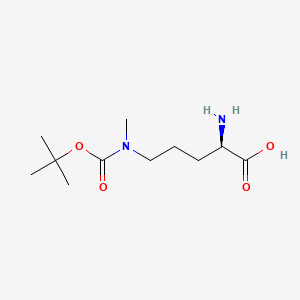 molecular formula C11H22N2O4 B14893288 H-D-Orn(Boc,Me)-OH 