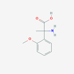 molecular formula C10H13NO3 B14893294 2-amino-2-(2-methoxyphenyl)propanoic Acid 