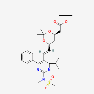 tert-Butyl 2-((4R,6S)-6-((E)-2-(4-isopropyl-2-(N-methylmethylsulfonamido)-6-phenylpyrimidin-5-yl)vinyl)-2,2-dimethyl-1,3-dioxan-4-yl)acetate