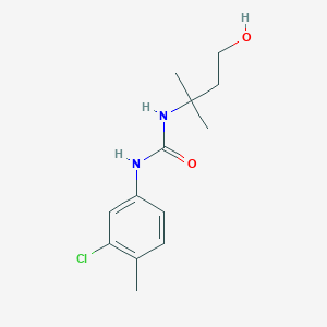 1-(3-Chloro-4-methylphenyl)-3-(4-hydroxy-2-methylbutan-2-yl)urea