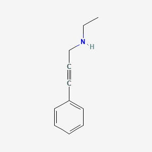 molecular formula C11H13N B14893340 N-ethyl-3-phenylprop-2-yn-1-amine 