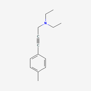 molecular formula C14H19N B14893355 N,N-diethyl-3-(4-methylphenyl)prop-2-yn-1-amine 