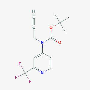 tert-Butyl prop-2-yn-1-yl(2-(trifluoromethyl)pyridin-4-yl)carbamate