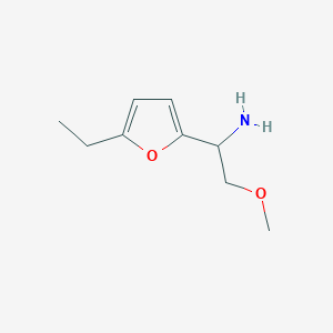 molecular formula C9H15NO2 B1489340 1-(5-Ethylfuran-2-yl)-2-methoxyethan-1-amine CAS No. 1270399-95-5