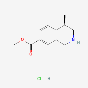 (R)-Methyl 4-methyl-1,2,3,4-tetrahydroisoquinoline-7-carboxylate hydrochloride