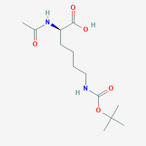 molecular formula C13H24N2O5 B14893446 N2-Acetyl-N6-(tert-butoxycarbonyl)-D-lysine 