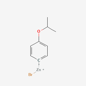 molecular formula C9H11BrOZn B14893451 4-IsopropyloxyphenylZinc bromide 