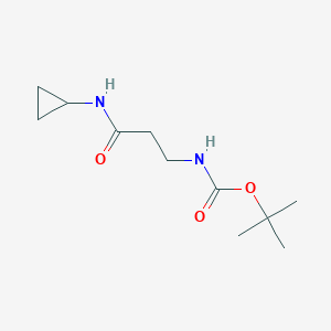 Tert-butyl (3-(cyclopropylamino)-3-oxopropyl)carbamate