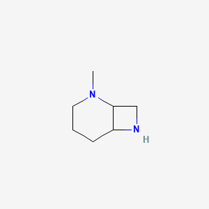 molecular formula C7H14N2 B14893501 2-Methyl-2,7-diazabicyclo[4.2.0]octane 