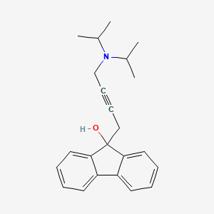 9-[4-(dipropan-2-ylamino)but-2-yn-1-yl]-9H-fluoren-9-ol